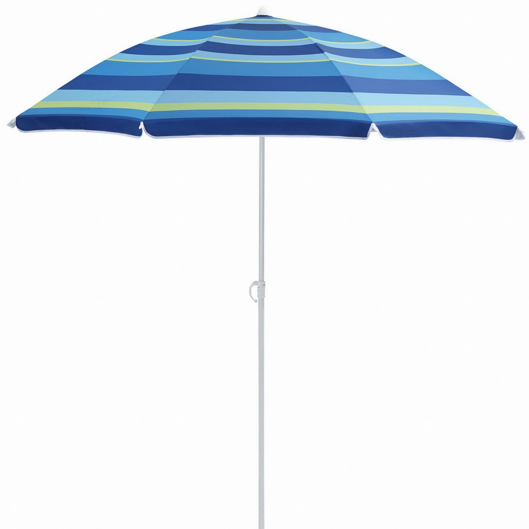 Складной зонт для пляжа 4VILLA 220 см цвет - синие полосы