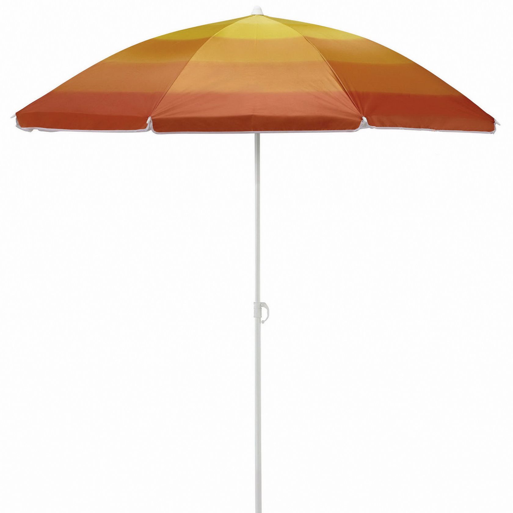 Складной зонт для пляжа 4VILLA 200 см цвет - желто-коричневые полосы